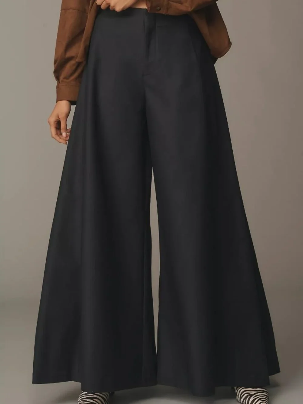 Anthropologie Maeve A-Line Palazzo Pants Sz 8 $158 NWT - Picture 2 of 4